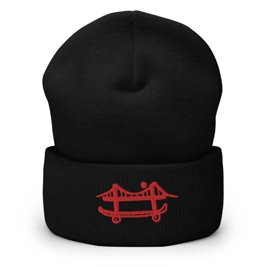 Black Logo Beanie